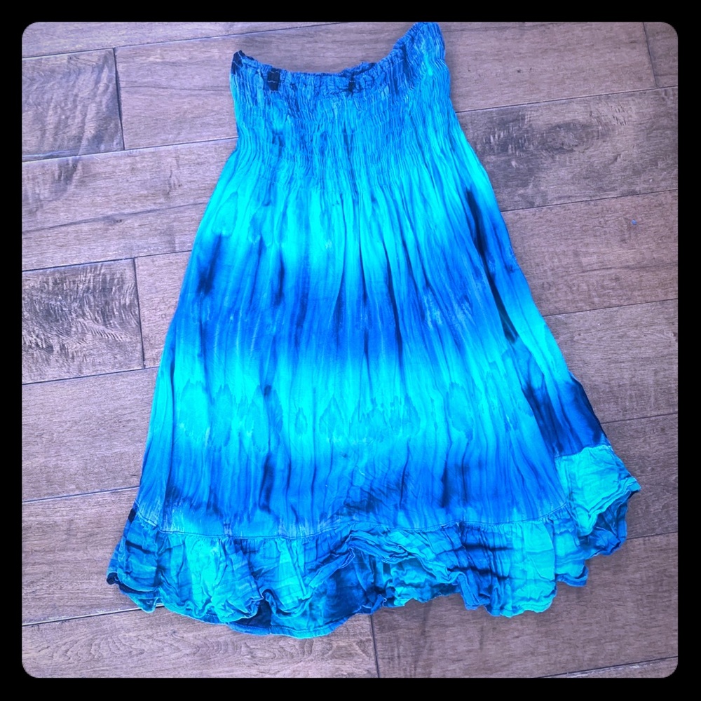 EUC INDIA BOUTIQUE girls tie-dye dress, sz M